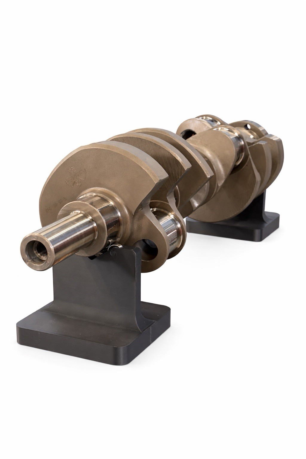 Roller Bearing Crankshaft V-Block Stands: Pair; Low Resistance