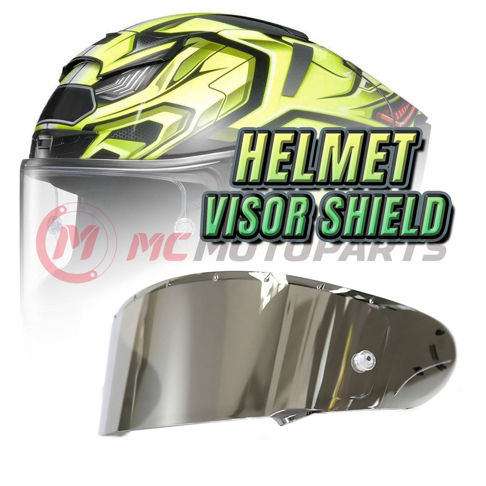 FRW Mercury Helmet Visor Shield Pinlock For Shoei X14 X-Fourteen Helmet CWR-F