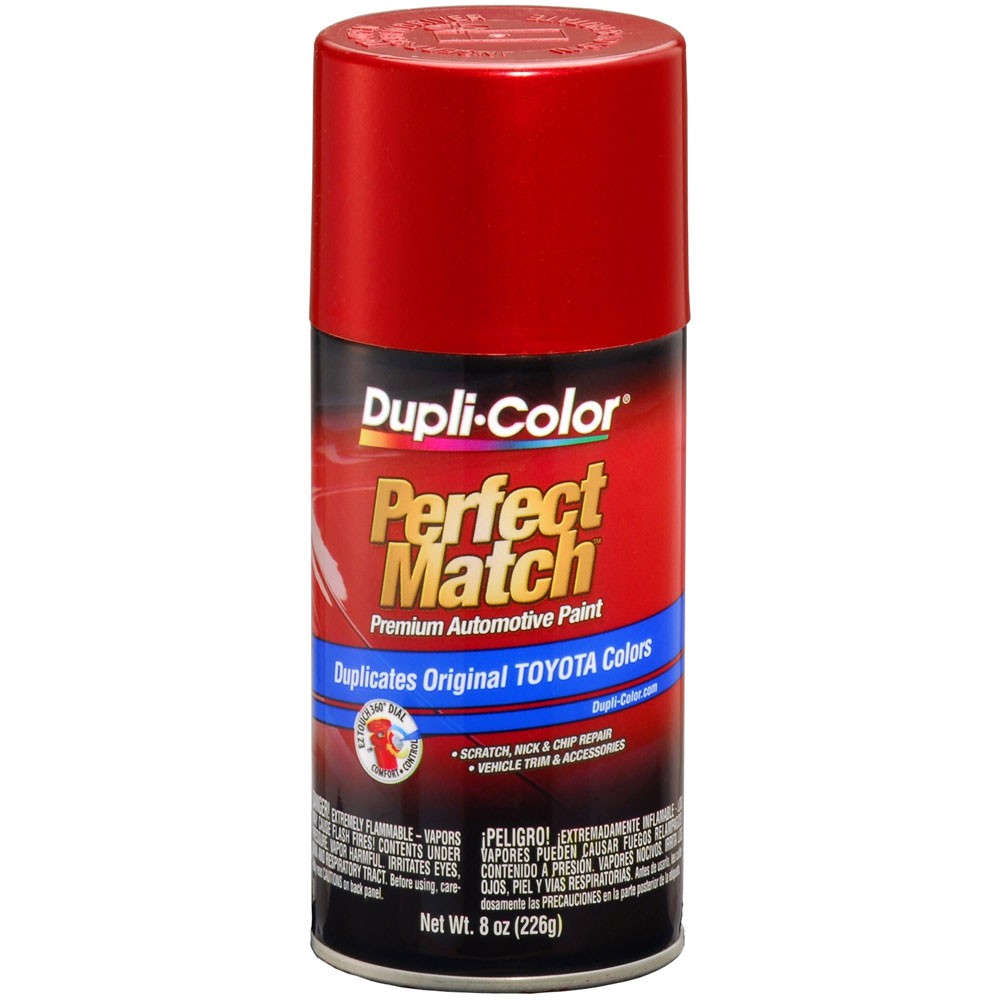 Duplicolor BTY1609, Perfect Match Aerosol Paint Toyota Paint Code 3P1, Red Pearl