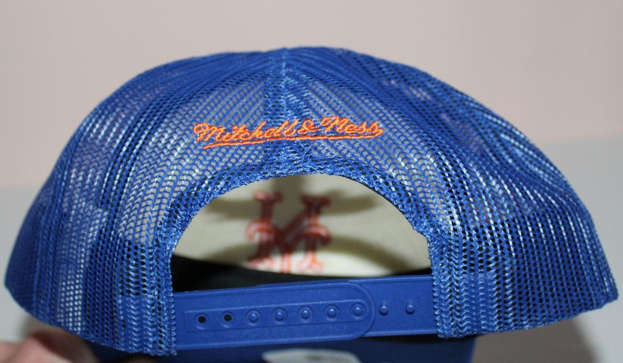 Mitchell & Ness NEW YORK METS Snapback Mesh Back Hat Cap 1962 2002 40th Year *6D