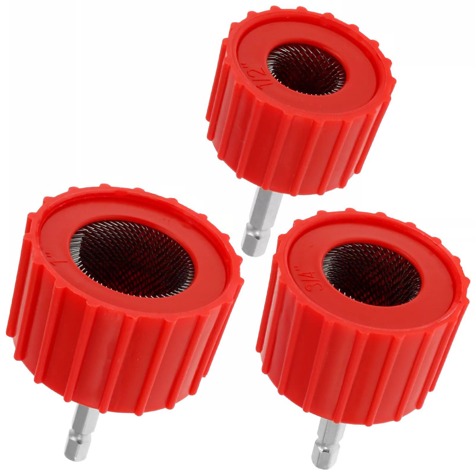 3X Copper Pipe Cleaner for Electric Drill Metal Bronze Tube Cleaning Brush