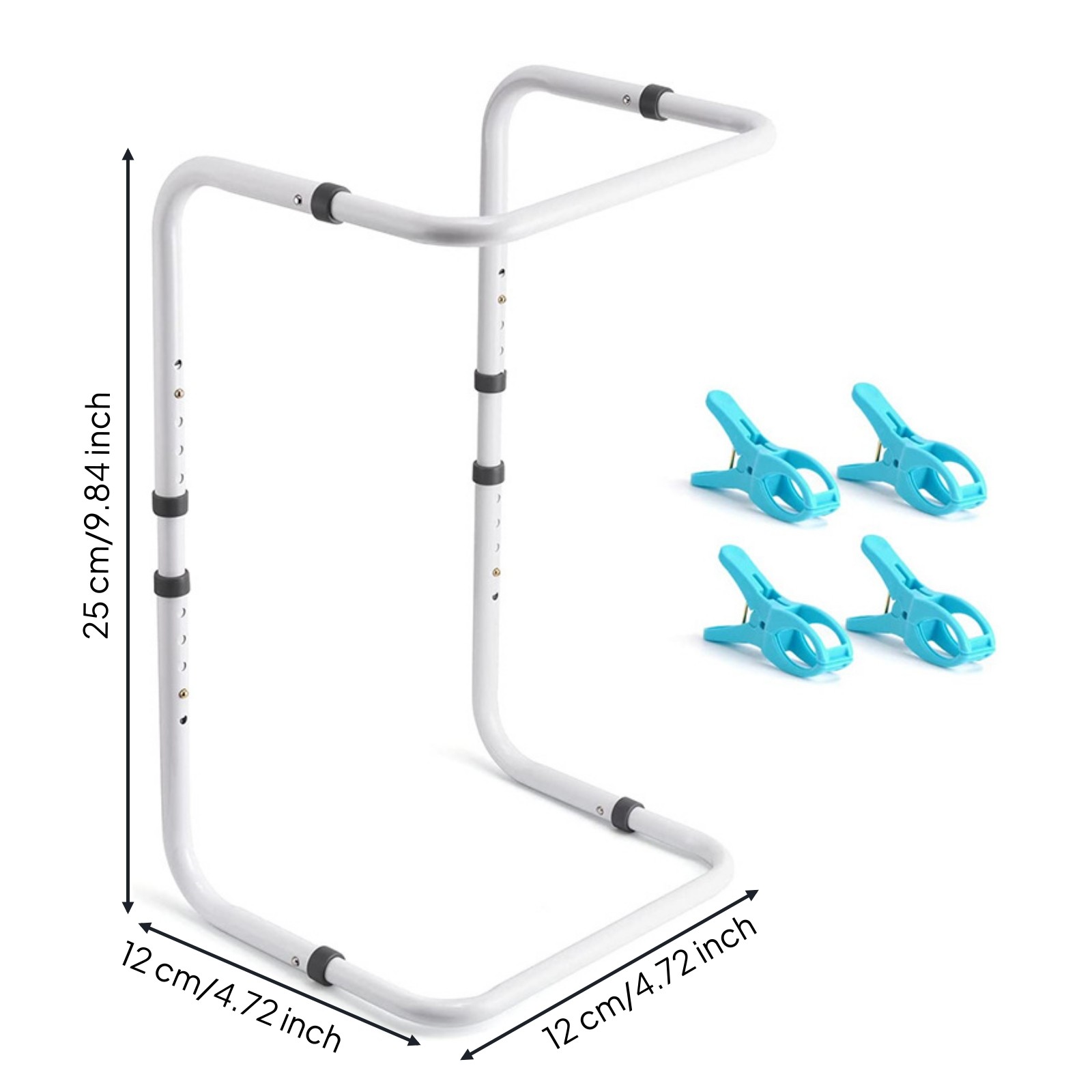 Blanket Lifter with Clips Height-Adjustable Blanket Lifter Sturdy for Guest