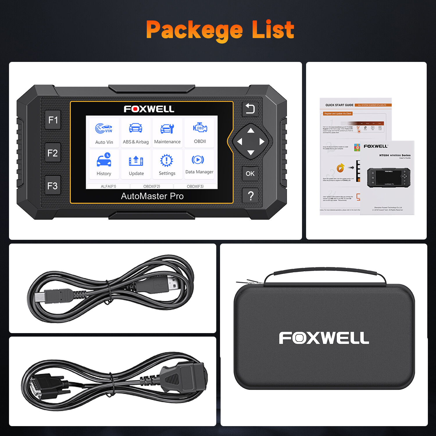 NT650 Pro Bidirectional Car Diagnostic Tool ABS SRS OBD2 Scanner TPMS DPF Reset
