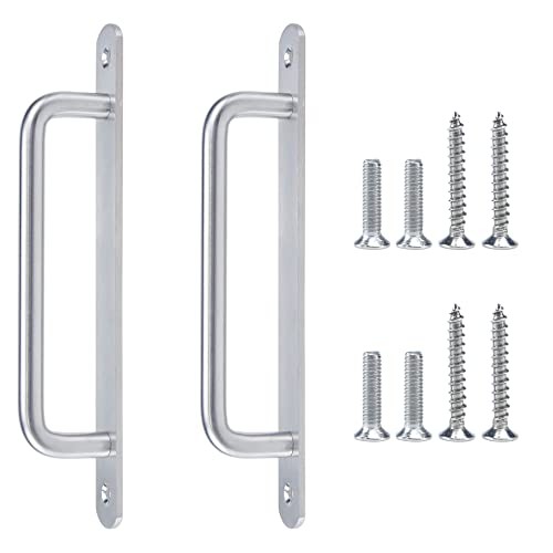 Sliding Barn Door Handles, Stainless Steel Door Pull, 7.5x0.75 Inch / 192x19 mm