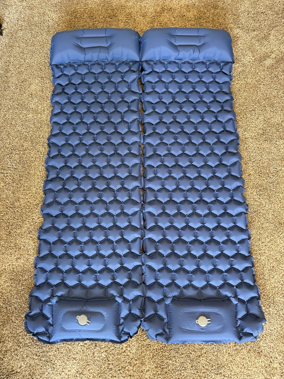 Inflatable Sleeping Mats with built-in foot pump.