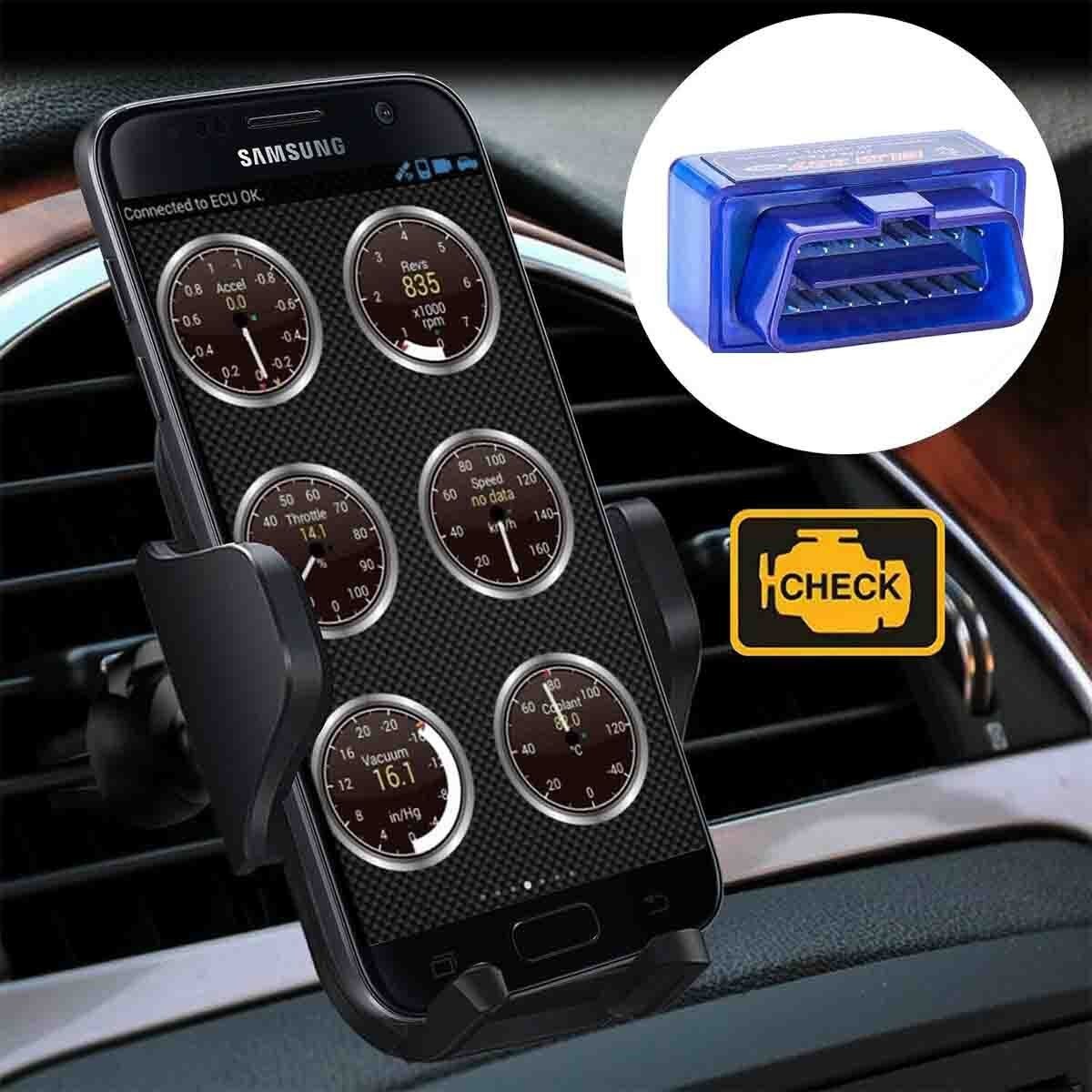 ELM327 V2.1 ODB2 Scanner ODB-II Wireless Bluetooth Car Auto Detection For iOS