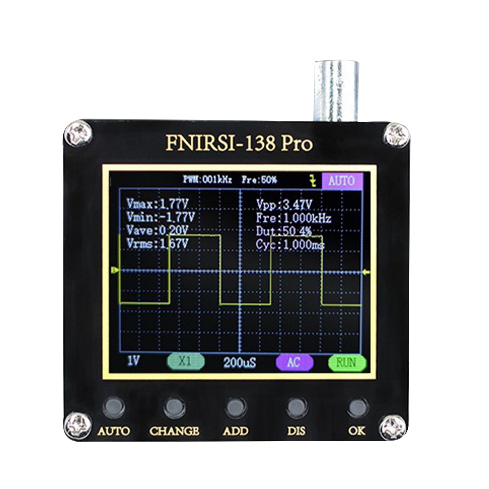 FNIRSI-138 PRO Digital Handheld Oscilloscope 2.5MS/s 200KHz Analog Bandwidth b