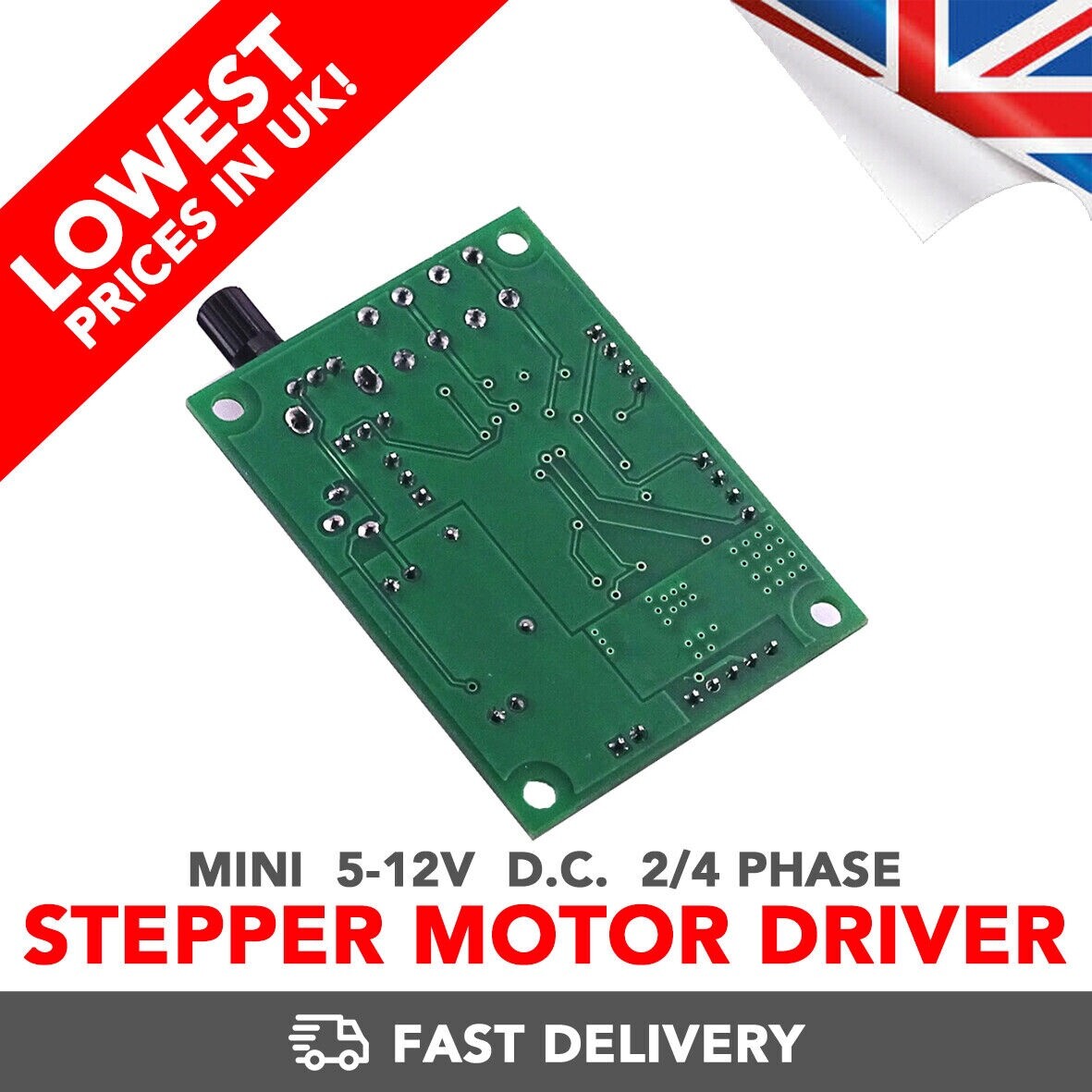 DC 5V-12V 6V Stepper Motor Driver Mini 2-phase 4-wire 4-phase 5-wire Multifuncti