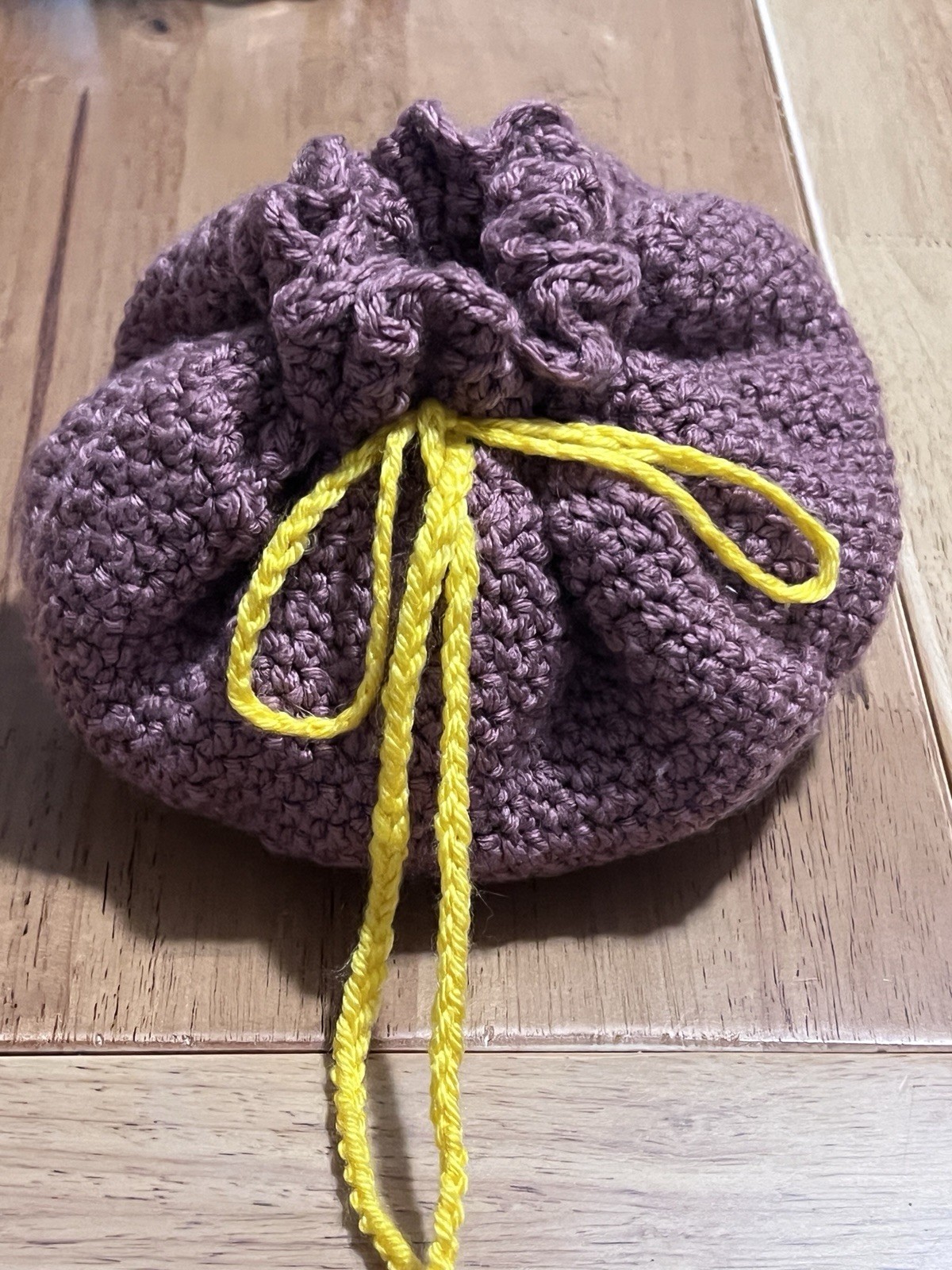 Crocheted Drawstring Dice Bag Organizer w/ Compartments, Dungeons & Dragons
