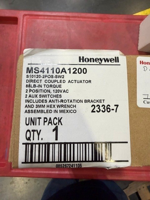 MS4110A1200 Honeywell direct coupled actuator