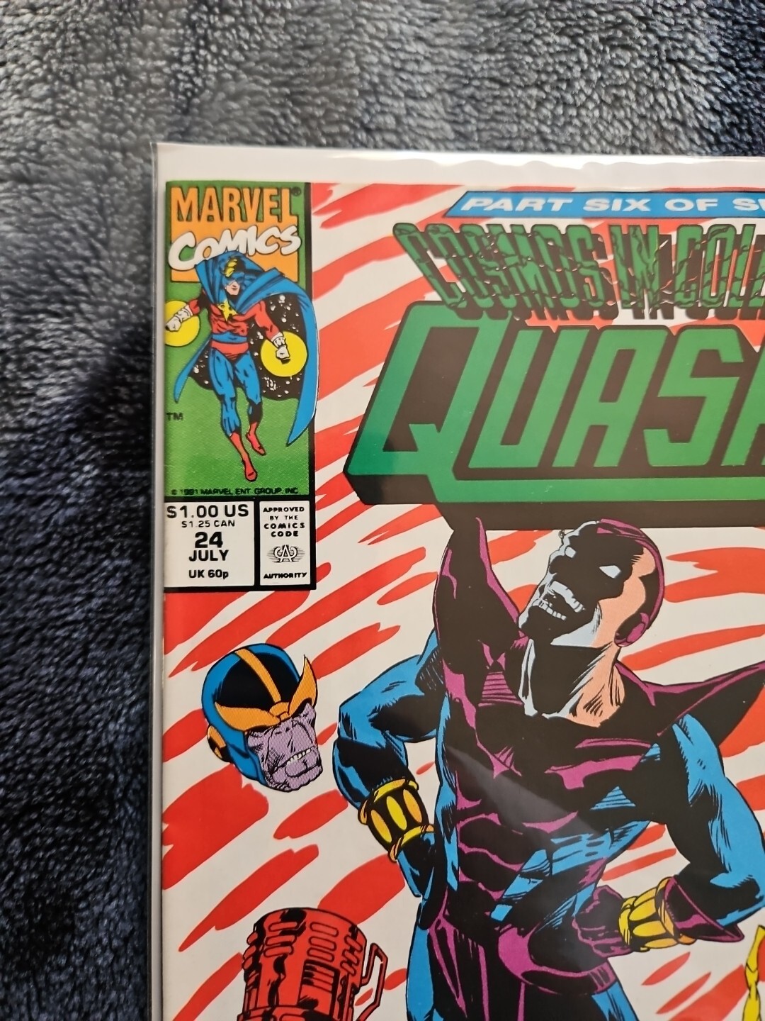 Quaser 24 Comic Book First Appearance Of Infinity
