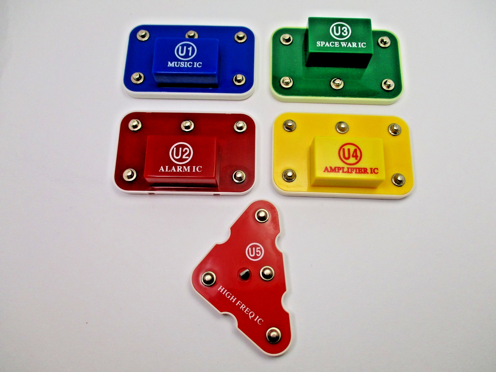 Snap Circuits ELENCO Replacement Lot of 5 Parts Pieces U1 U2 U3 U4 U5