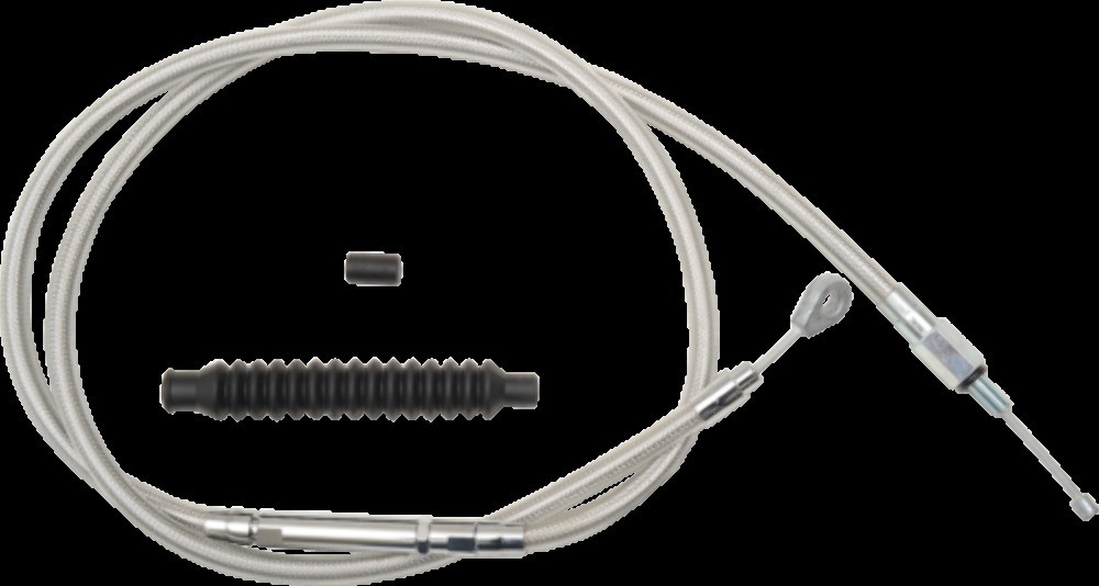 LA Choppers SS Clutch Cable 15-17" Ape Hangers for 96-07 FL