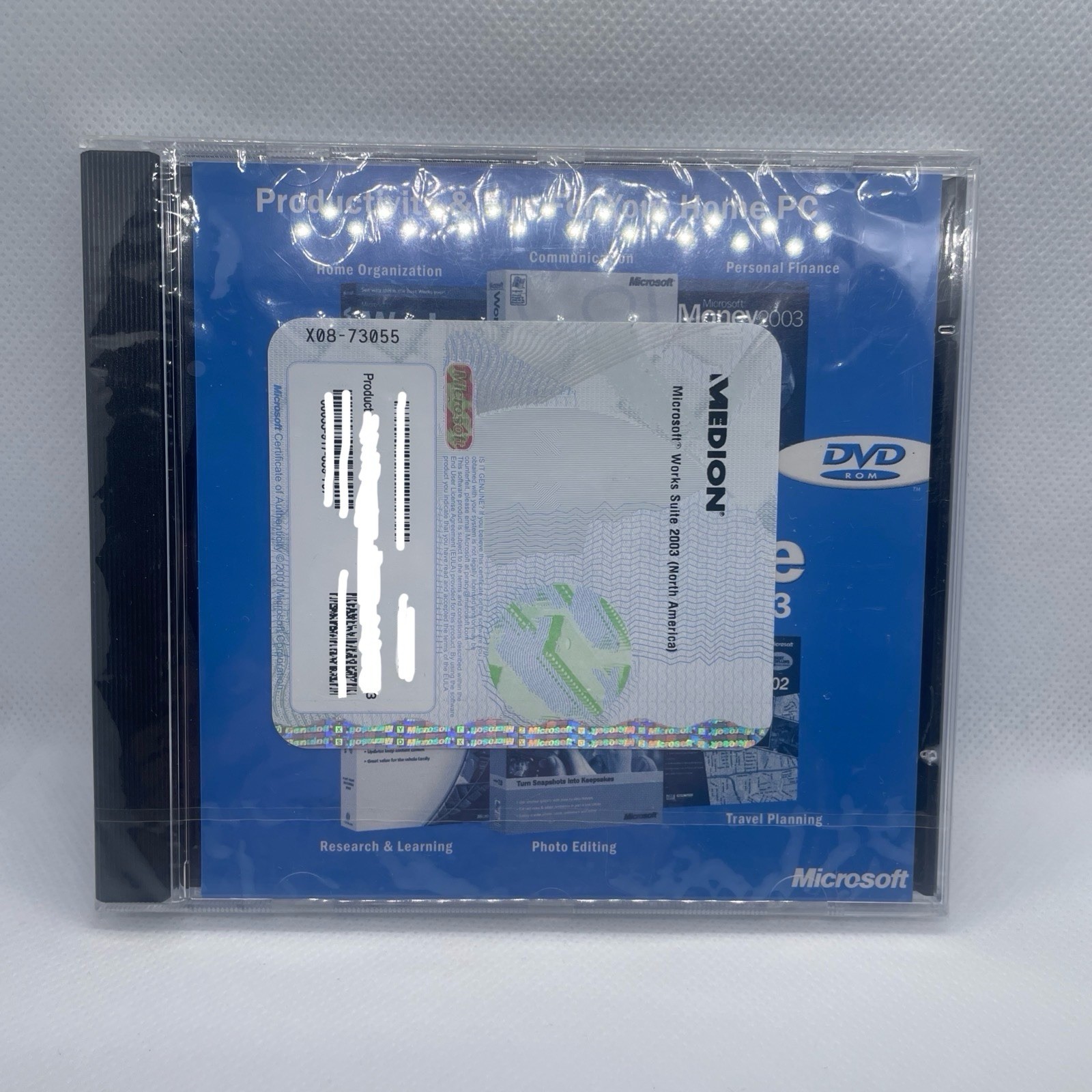Microsoft Works Suite 2003 Sealed Disc With Product Key No Box