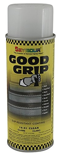 Seymour 16-081 Good Grip Slip Resistant Coating Spray, Clear