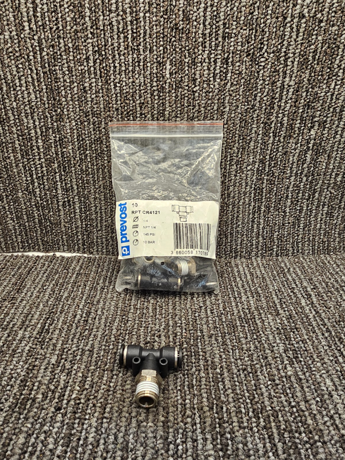 (QTY 10) PREVOST RPT CR4121: Conex Male Branch Tee