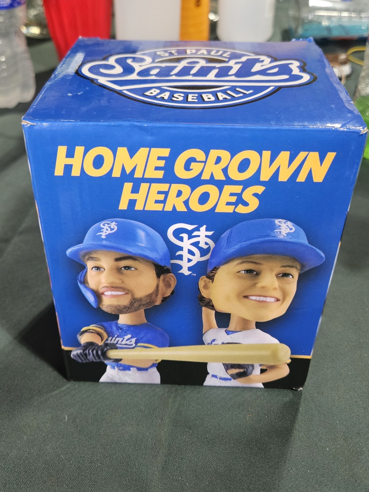 Saint PAUL Saints MATT WALLNER LOUIE VARLAND HOME GROWN HEROES BOBBLEHEAD Twins