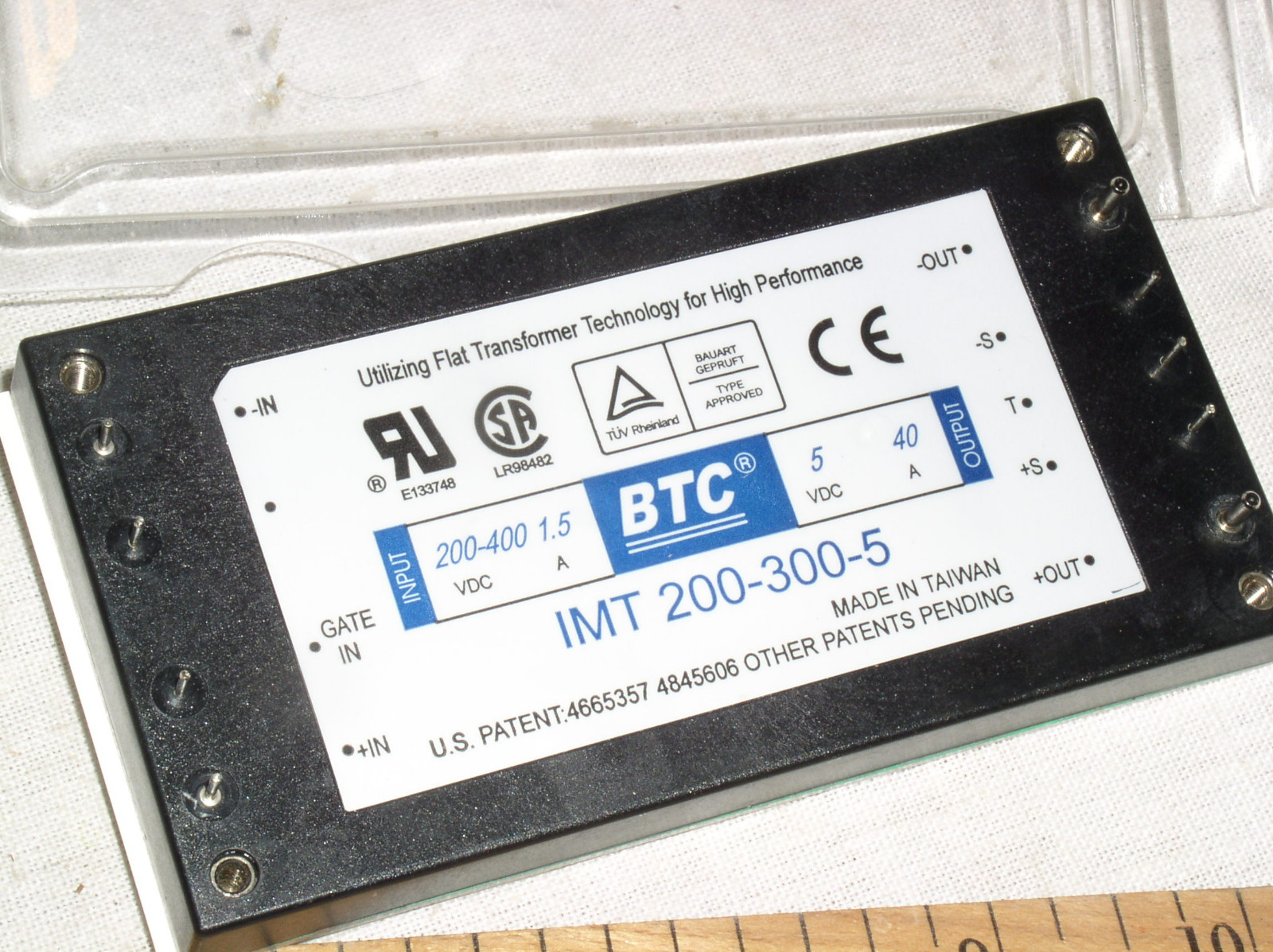 NEW BTC POWER IMT-200-300-5 200 W WATT 5V 5 V VOLT 40A 40 A DC-DC CONVERTER USA