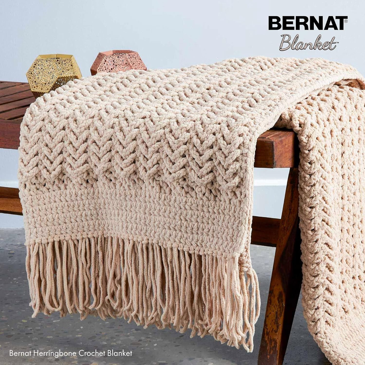 Blanket Ocean Shades Yarn - 2 Pack of 300g/10.5oz - Polyester - 6 Super Bulky...