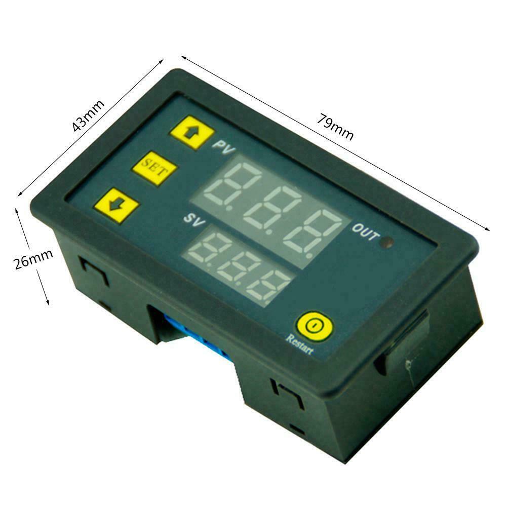DC 12V Timer Cycling Module Digital Display Time Delay Relay Timing Switch