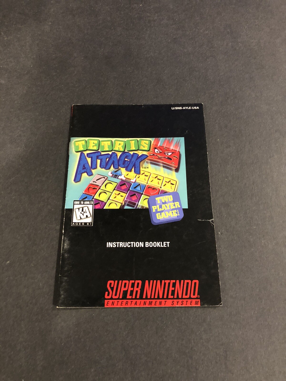 tetris attack snes Manual