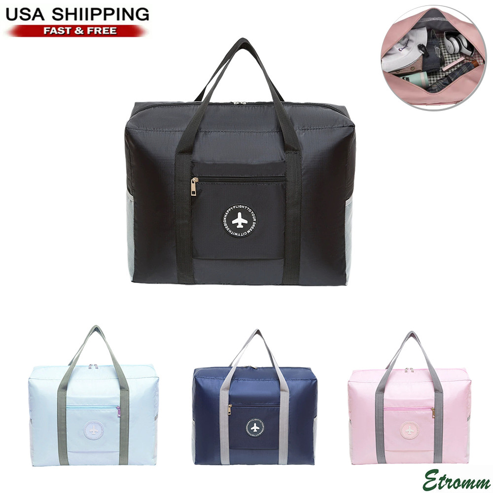 Foldable Travel Duffel Bag Airlines Carry on Storage Bag Luggage for all ages US