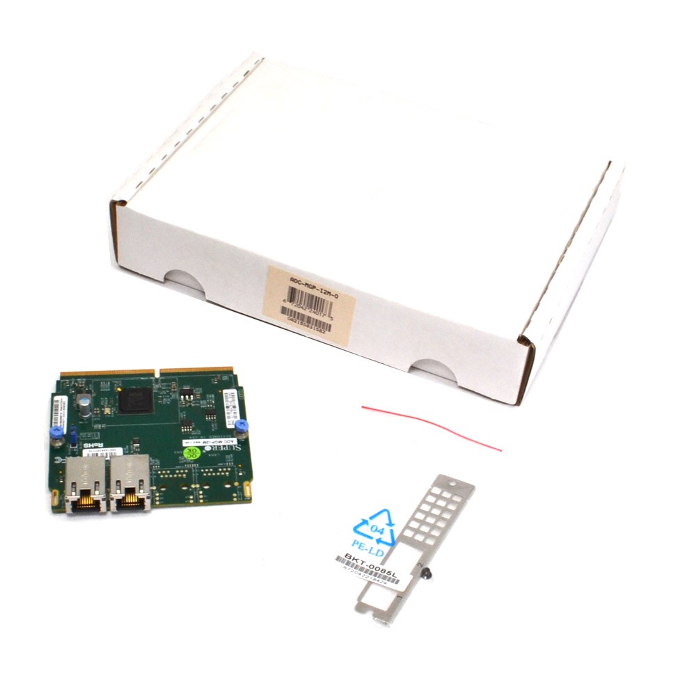 NEW Supermicro AOC-MGP-I2M-O 2-Port 1GbE Network Card Intel i350 Controller
