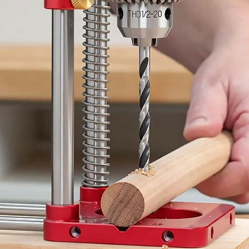 New Drill Locator Hole Drill Guide Dowel Jig Labor Woodworking Drilling Template