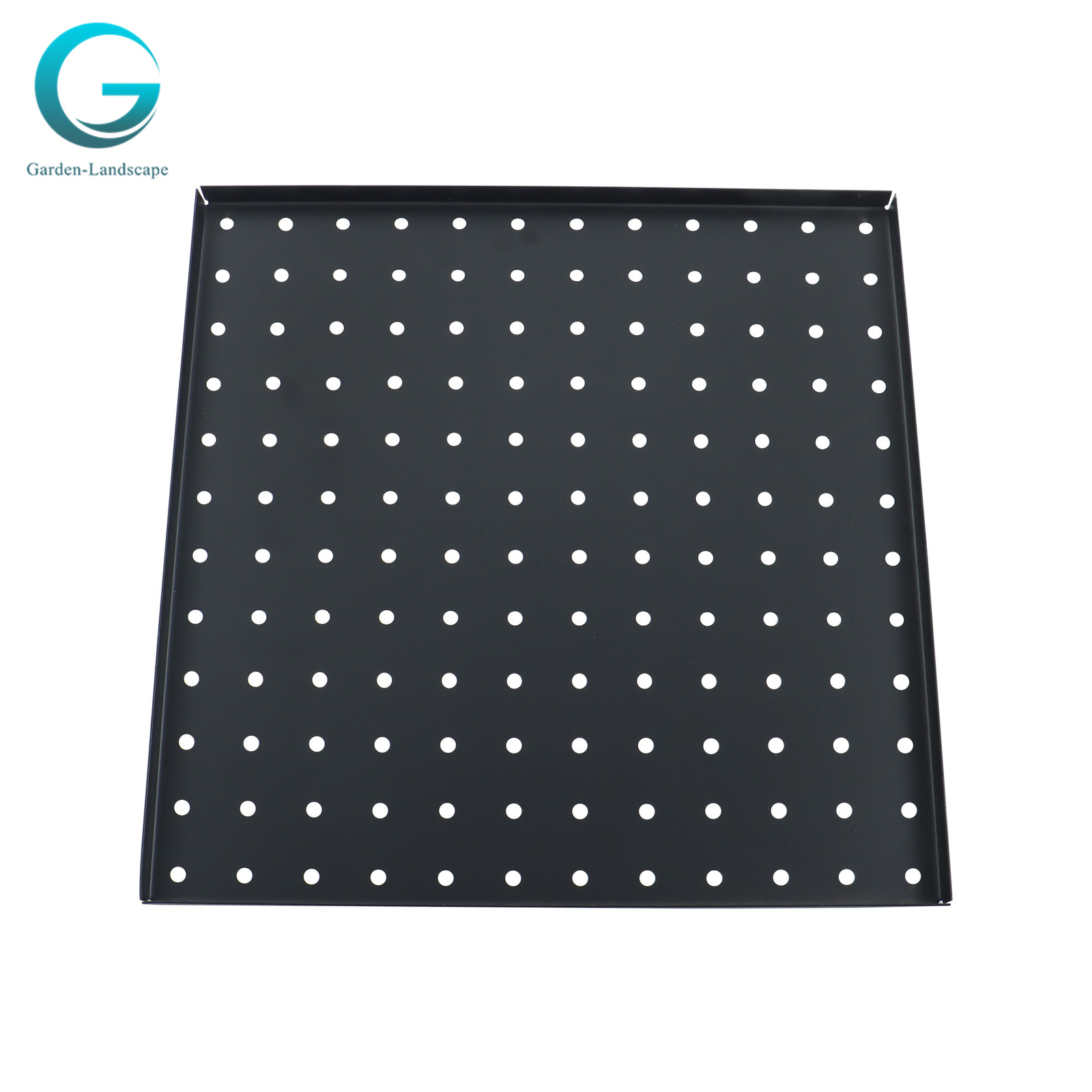 4 Pack Portable Black Metal Pegboards Wall Organizer Panel Storage Hanger Tool