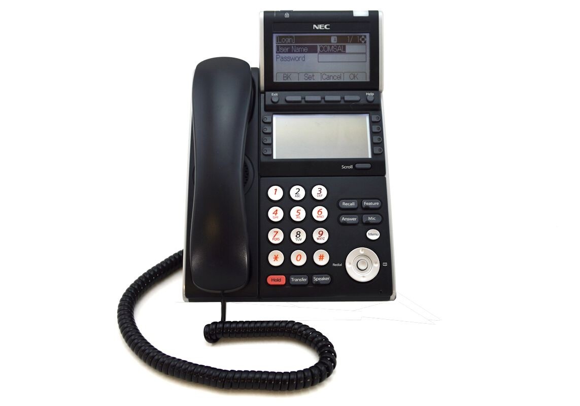 NEC ITL-8LD-1(BK)TEL ILV(XD)Z-Y(BK) DT700 SERIES 690010 IP PHONE 1 YEAR WARRANTY