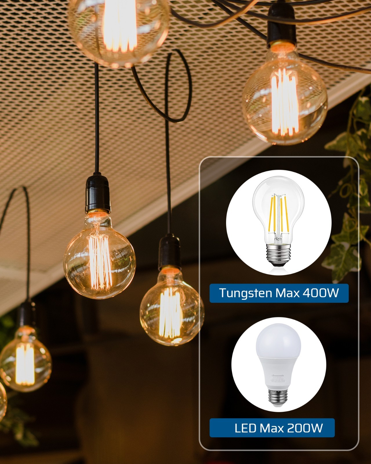 DEWENWILS Outdoor Dimmer for String Lights, Smart Dimmer Plug with Remote, FCC
