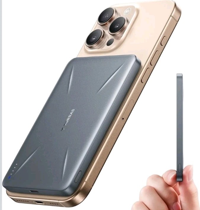 Ultra-Slim TORRAS MiniMag Magnetic Power Bank - 5000mAh 22.5W Quick Charging-NEW