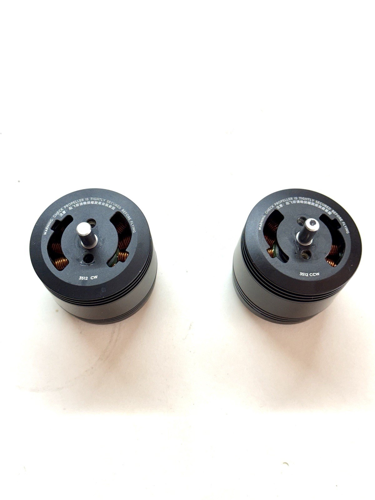 Pair of  DJI 3512 CW & CCW Motor For Inspire 2 (Excellent)