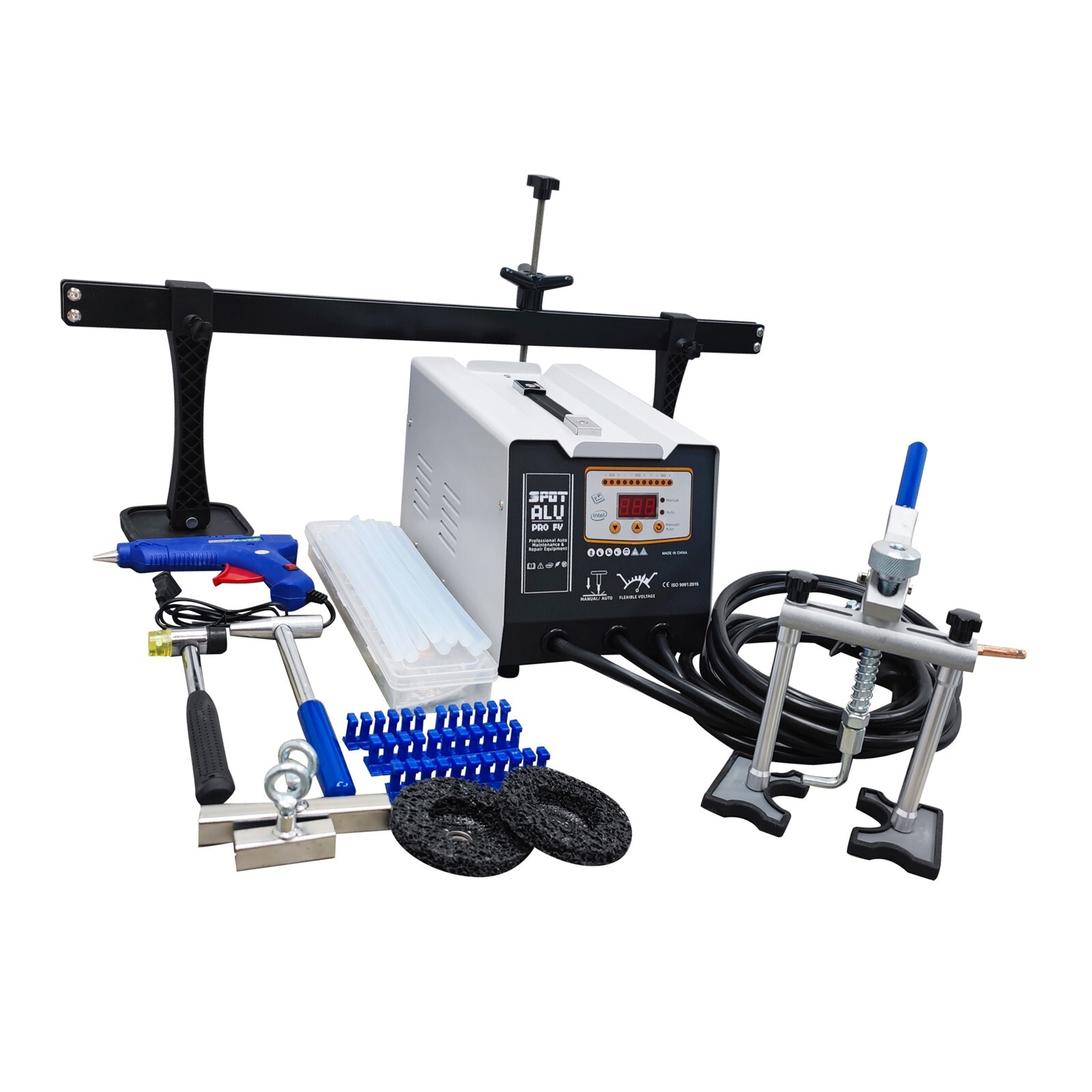 110V Aluminum Car Body Sheet Metal Dent Puller Repair Machine M4-M6 Sutd Welder