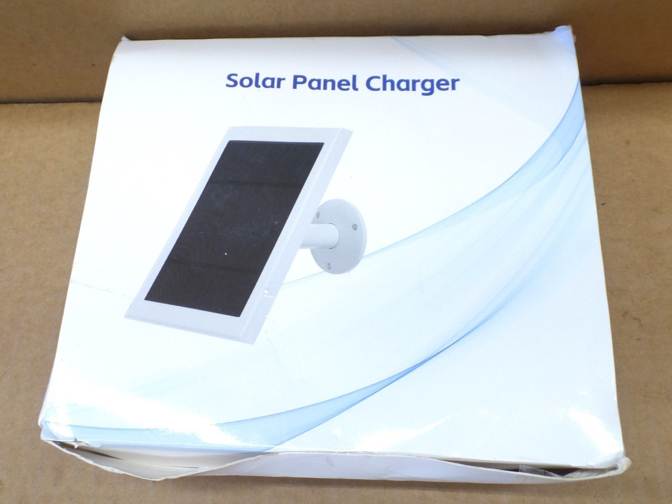 VRBGIFY Z026SA0427D 4W SOLAR PANEL FOR OUTDOOR CAMERAS, 10' CABLE, USB-C ADAPTER