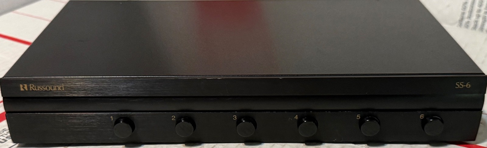 RUSSOUND SS-6 -6 SPEAKER SELECTOR SWITCH w/ PROTECTION -MADE IN USA!