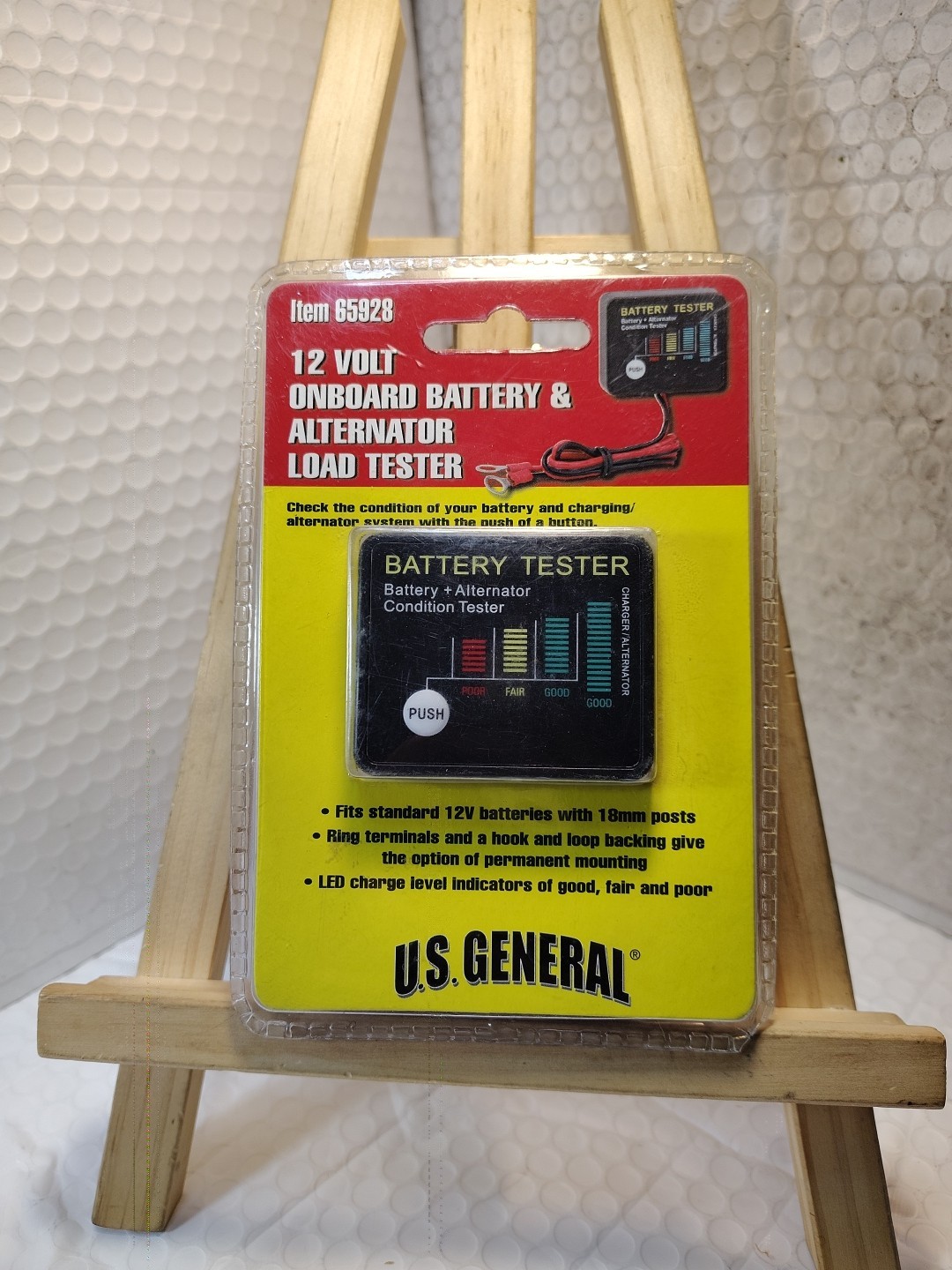 US General 12volt Onboard Battery and Alternator load tester PN 65928
