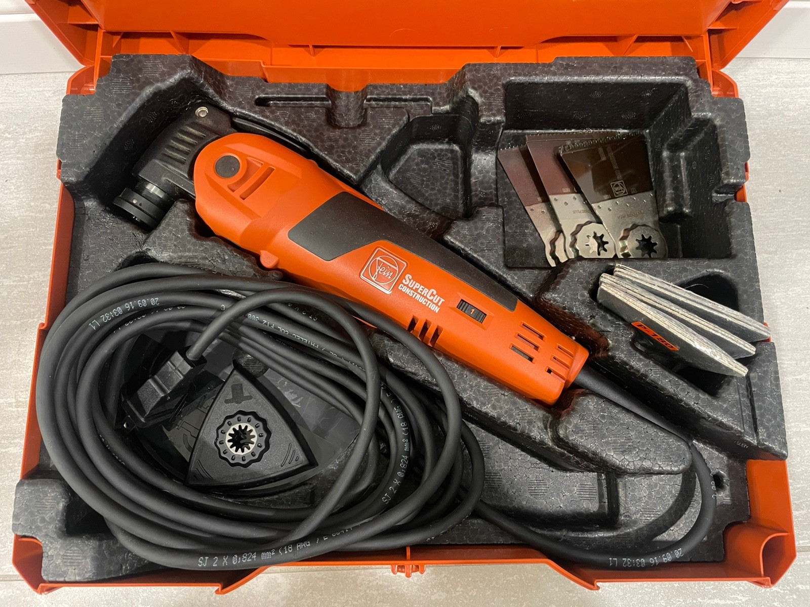 NEW - Fein Supercut FSC 500 Start QSL Oscillating Saw Tool Kit