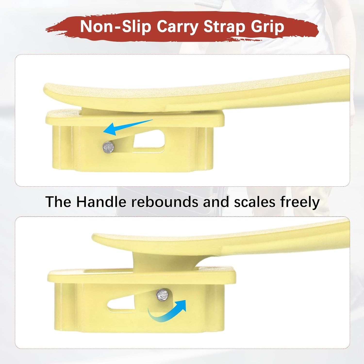 Luggage Replacement Handle [1PCS] -Plastic Handle Grip Carry Strap with Screw...
