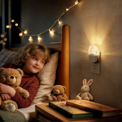 Night Lights Plug Into Wall [2 Pack], Color Changing 2 Packs, Multicolor