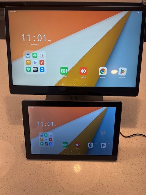 Desktop Swan 1 Pro Android Touch Screen w removable rear  display