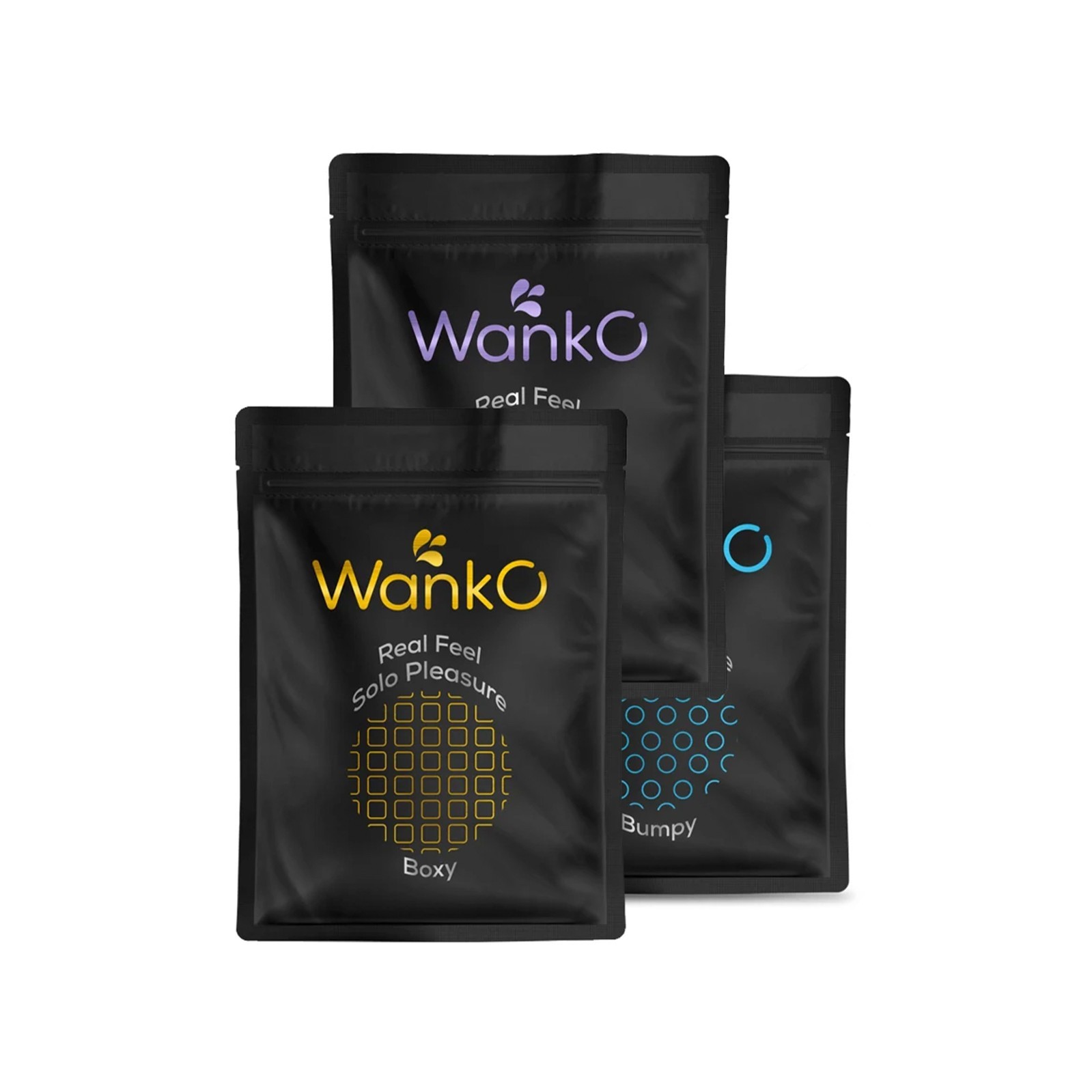 WankO Solo Pleasure Sleeves - Disposable Realistic Masturbation Glove Sleeve Men