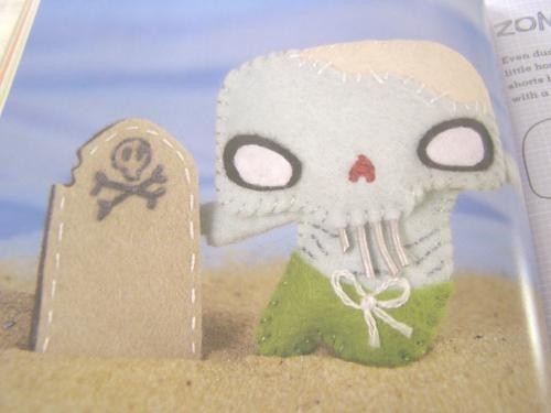 Zombie feltie doll patterns 18 creatures from the undead #1575