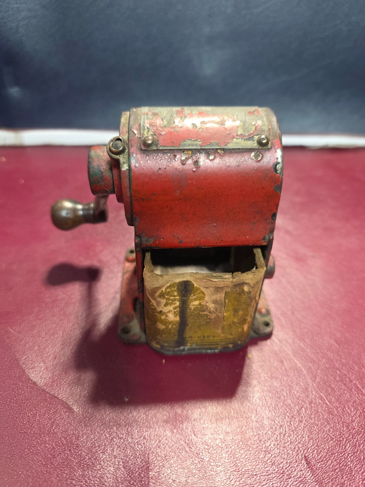 Antique 1920s "Wizard" Pencil Sharpener, Automatic Pencil Sharpening Co, Chicago