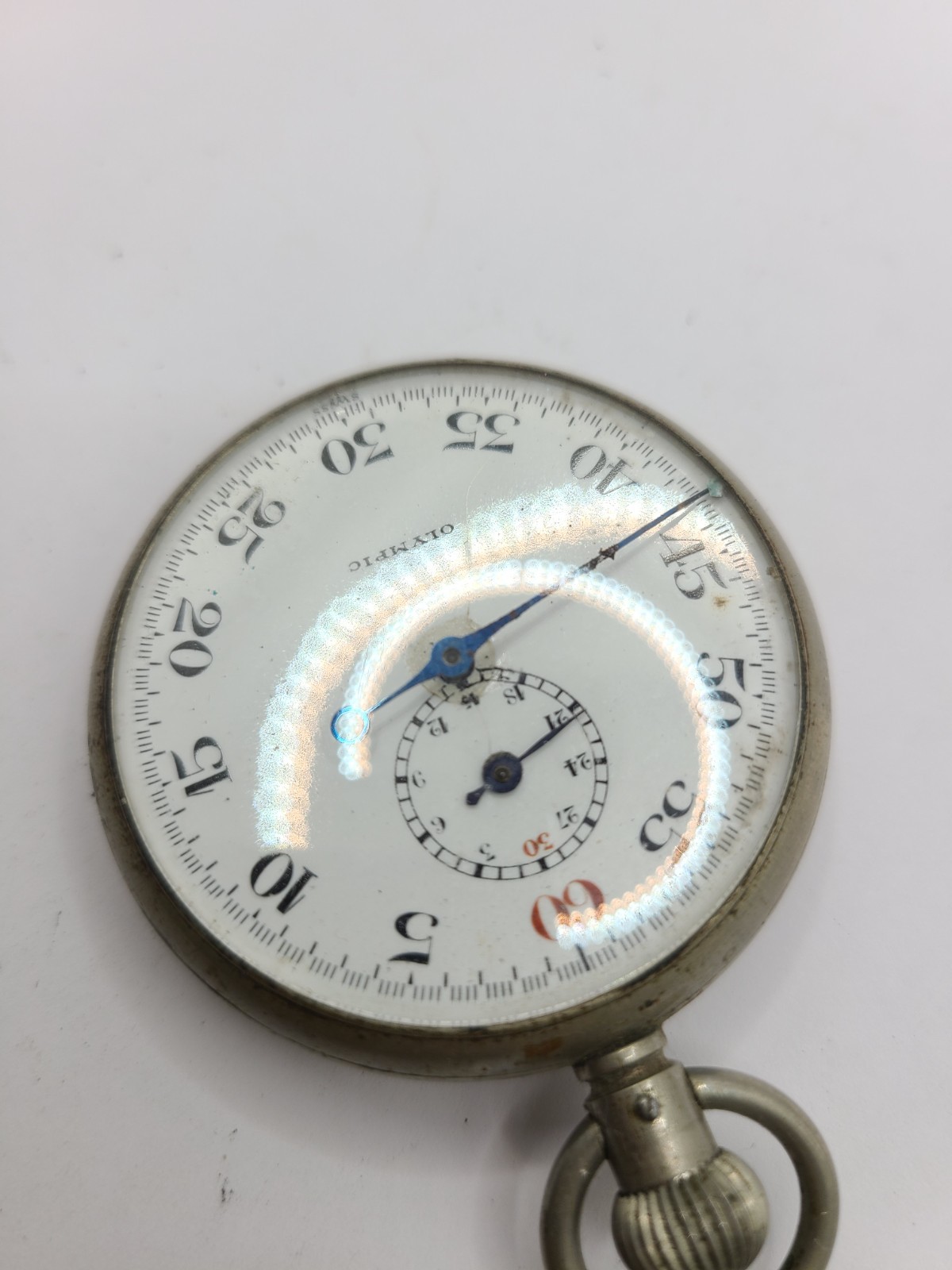 Rare Olympic Timer Hafis Watch Co. Mechanical Stopwatch