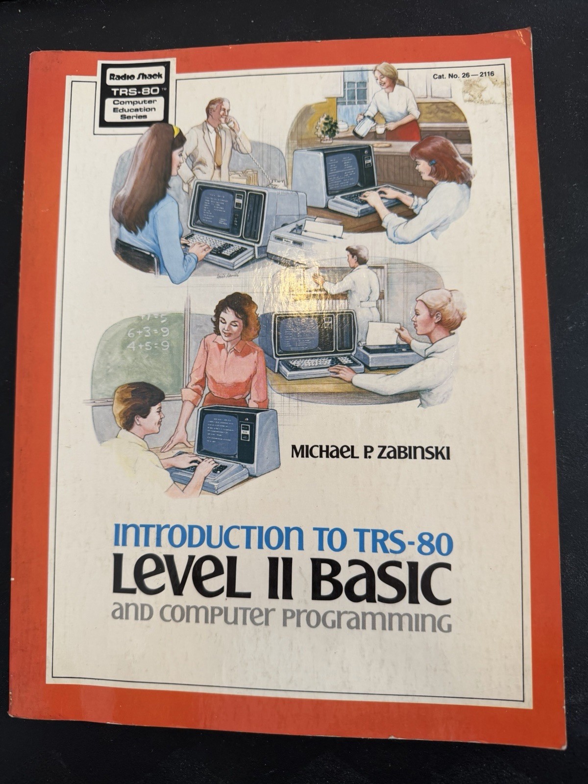 Vintage Computer Programming Book 1980 TRS-80 Level II Basic