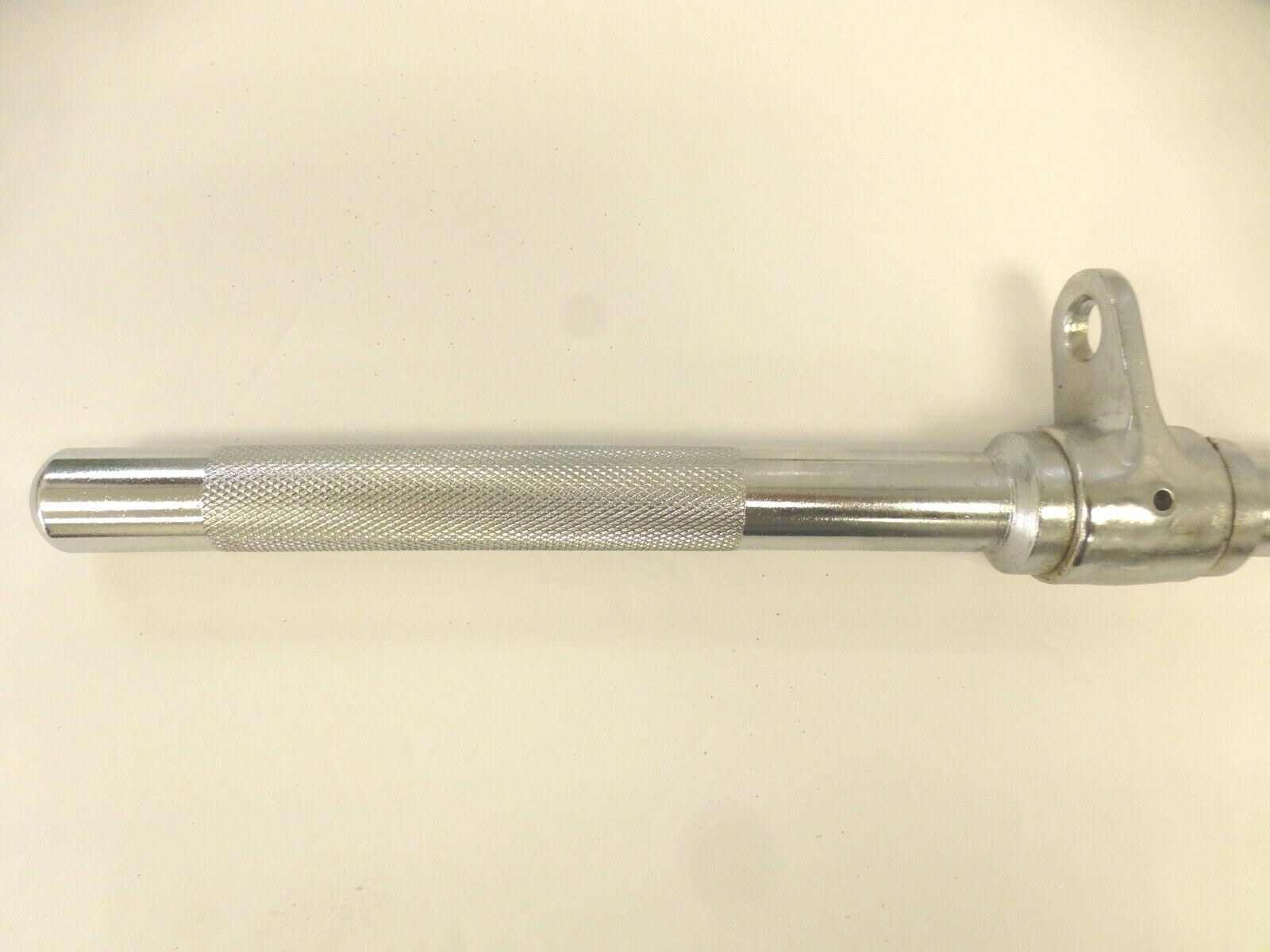 SINGLE Silver Pull Down Bar Triceps Clip Bicep Trainer Triceps Gym Rod Tension