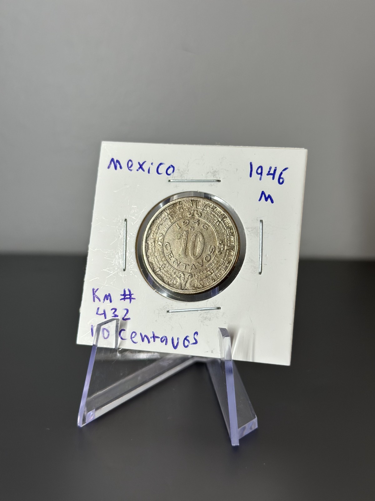 1946 M Mexico 10 Centavos KM# 432 Copper-Nickel Coin