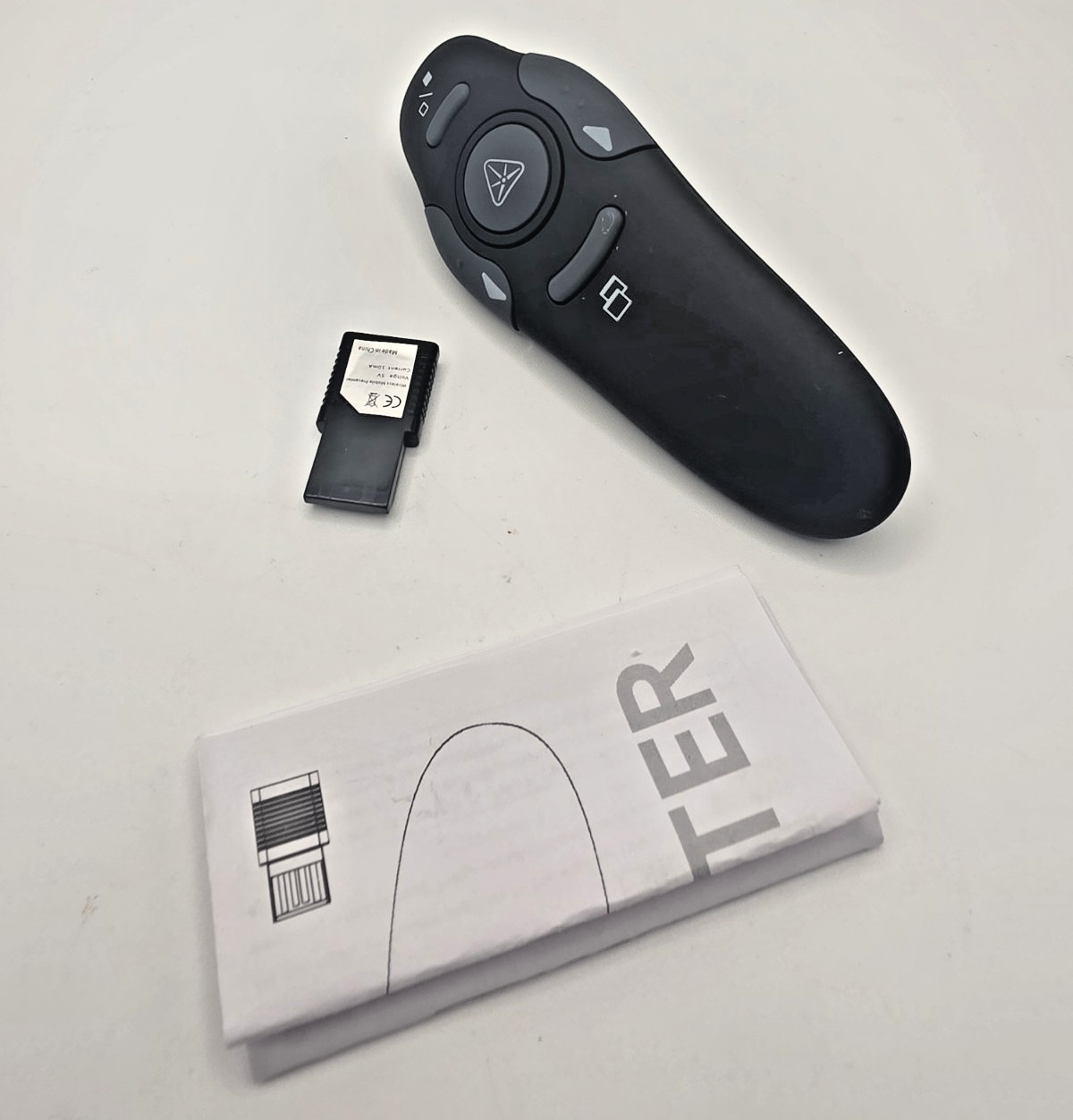 Wireless Presenter w/ Laser For Powerpoint On Mac Or Windows Plug & Play USB NEW