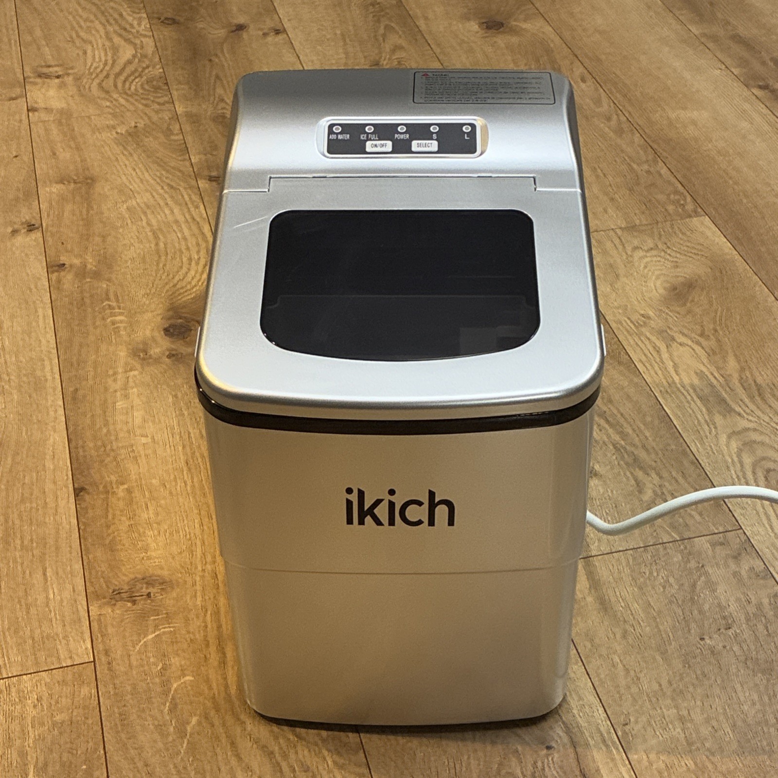 IKICH Quick Portable Countertop Ice Maker CP173A Silver Tested Working i Kich